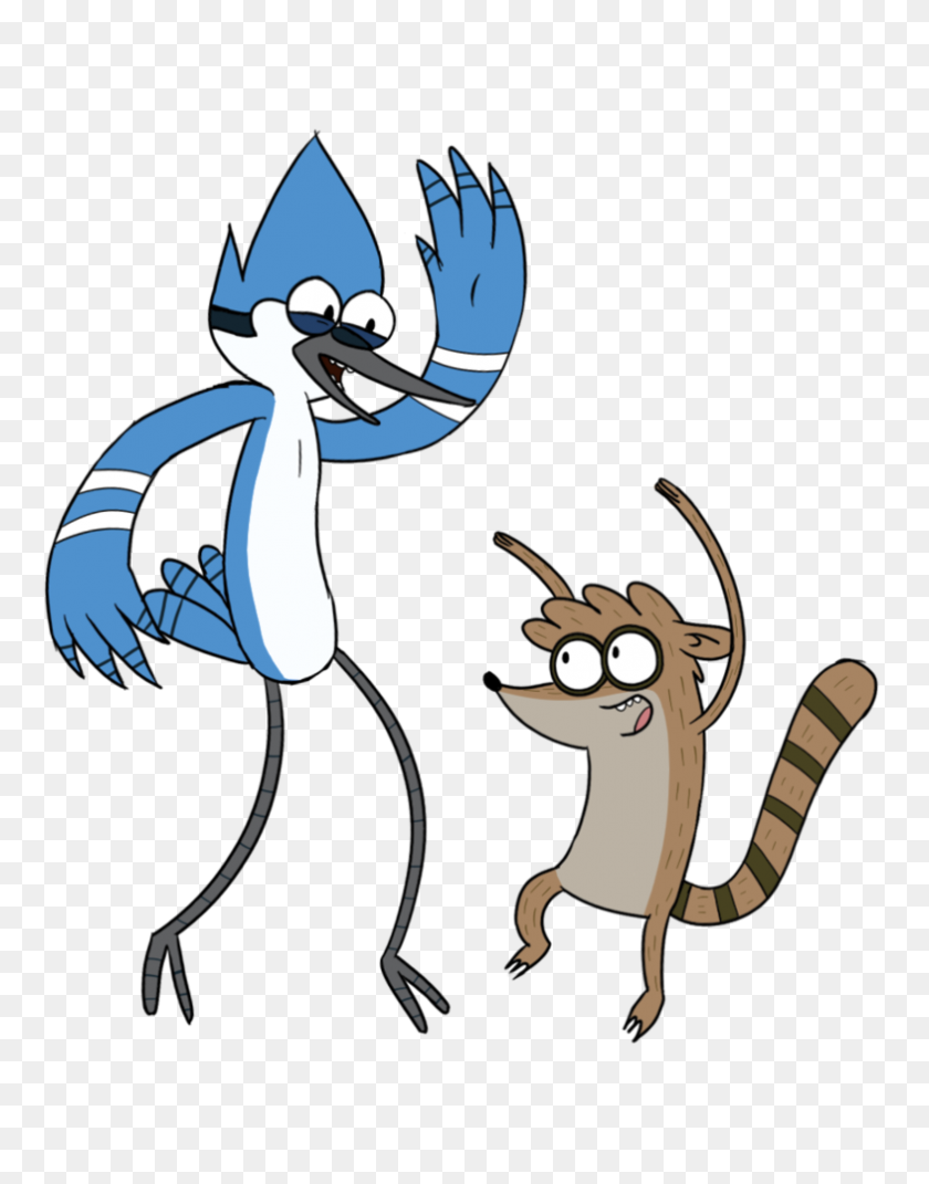 785x1018 Mordecai Y Rigby - Regular Show Png