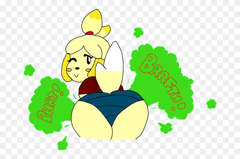 678x496 More Isabelle Farts - Fart Clipart