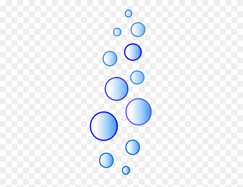264x588 More N More Blue Bubbles Clip Art - Bubble Clipart PNG