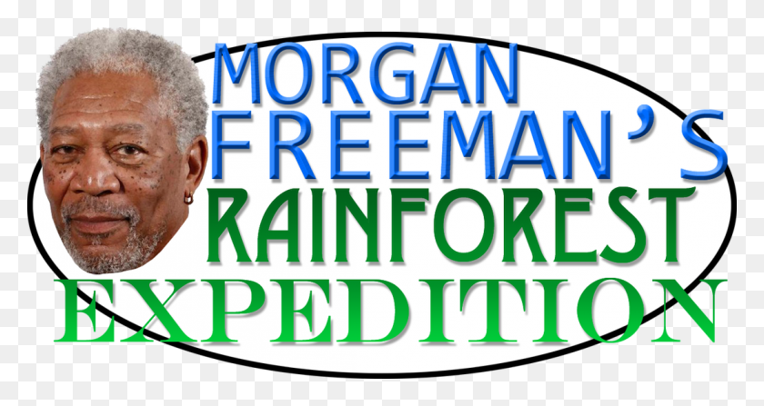 1100x547 Expedición A La Selva Tropical De Morgan Freeman - Morgan Freeman Png