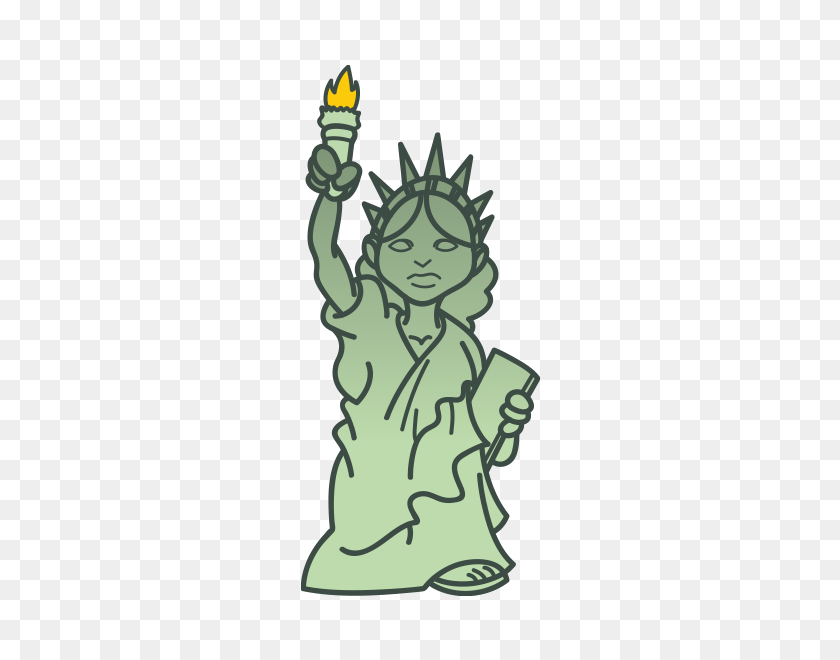 600x600 Morgan L Johnson - Statue Of Liberty PNG