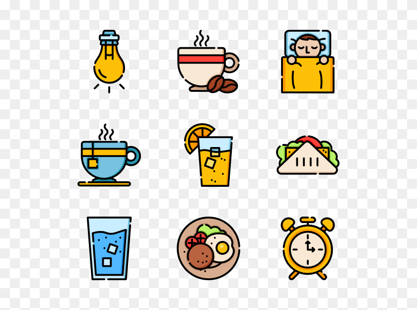 600x564 Morning Icons - Breakfast Pictures Clip Art