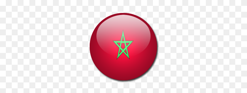 256x256 Morocco Flag Vector Clip Art - Morocco Clipart