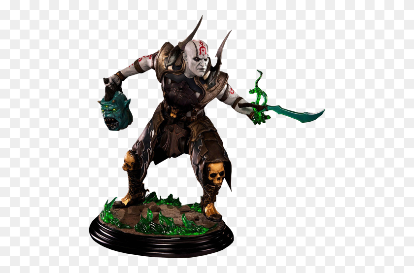 480x494 Mortal Kombat Quan Chi Dark Curse Statue - Bane PNG