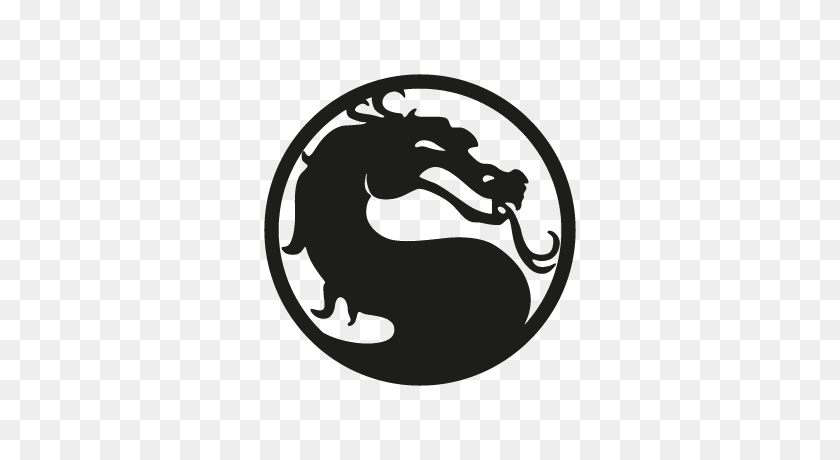 400x400 Mortal Kombat Vector Logo Free - Mortal Kombat Logo PNG