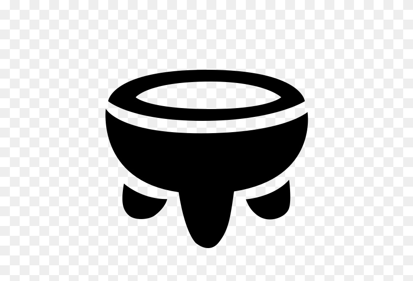 512x512 Mortar Mortar, Mortar, Mortar And Pestle Icon With Png And Vector - Mortar And Pestle Clip Art
