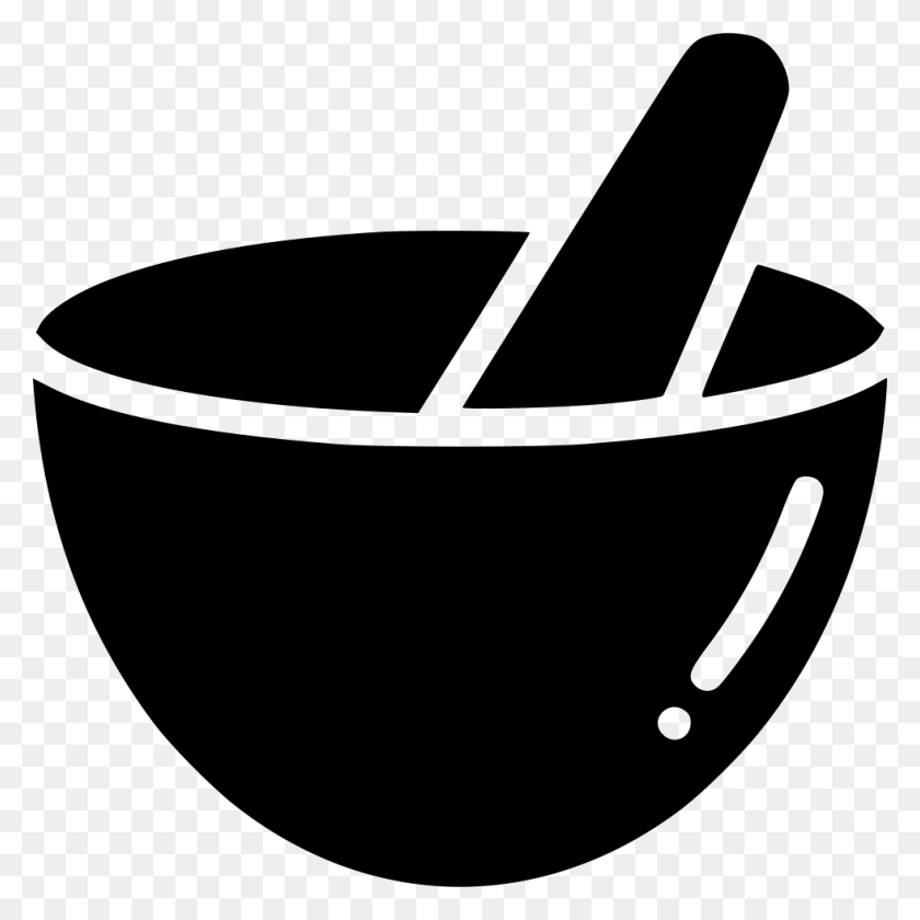 980x980 Mortar Pestle Hand Grind Mix Bowl Png Icon Free Download - Bowl PNG