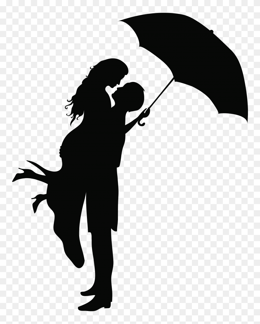 6315x8000 Mosaic Couple Silhouette - Couple Clipart Black And White