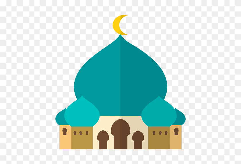 512x512 Мечеть Исламская Квартира - Мечеть Png