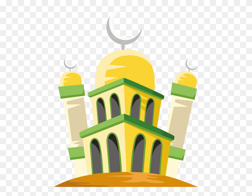 480x593 Mosque Vector Png - Mosque PNG