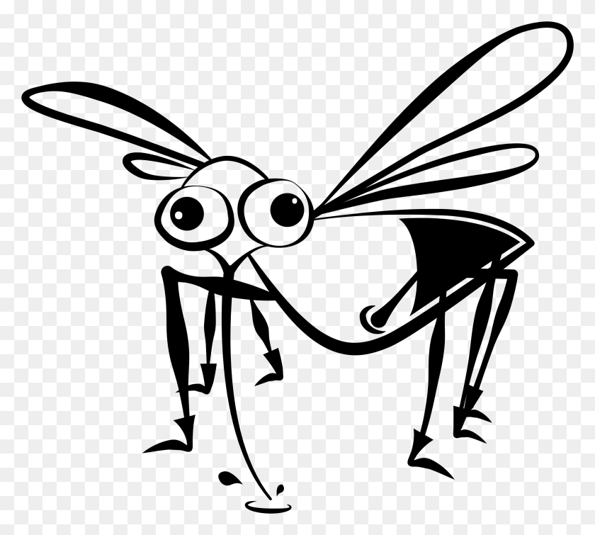 2319x2067 Mosquito De Dibujos Animados Vector De Imagen Prediseñada - Imágenes Prediseñadas De Mosquito