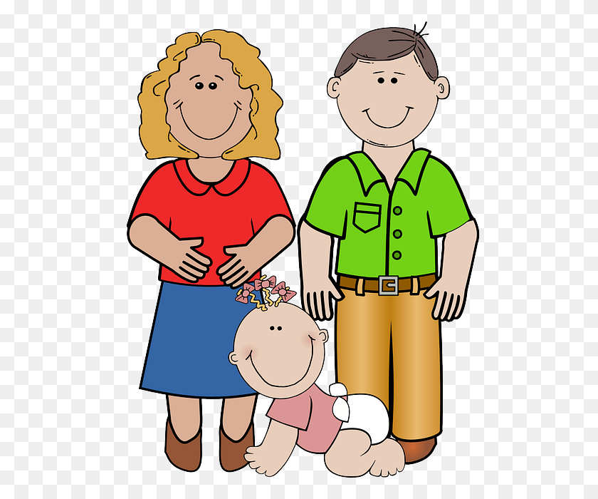 532x640 Mother And Father Png Hd Transparent Mother And Father Hd - Mom And Kid Clipart