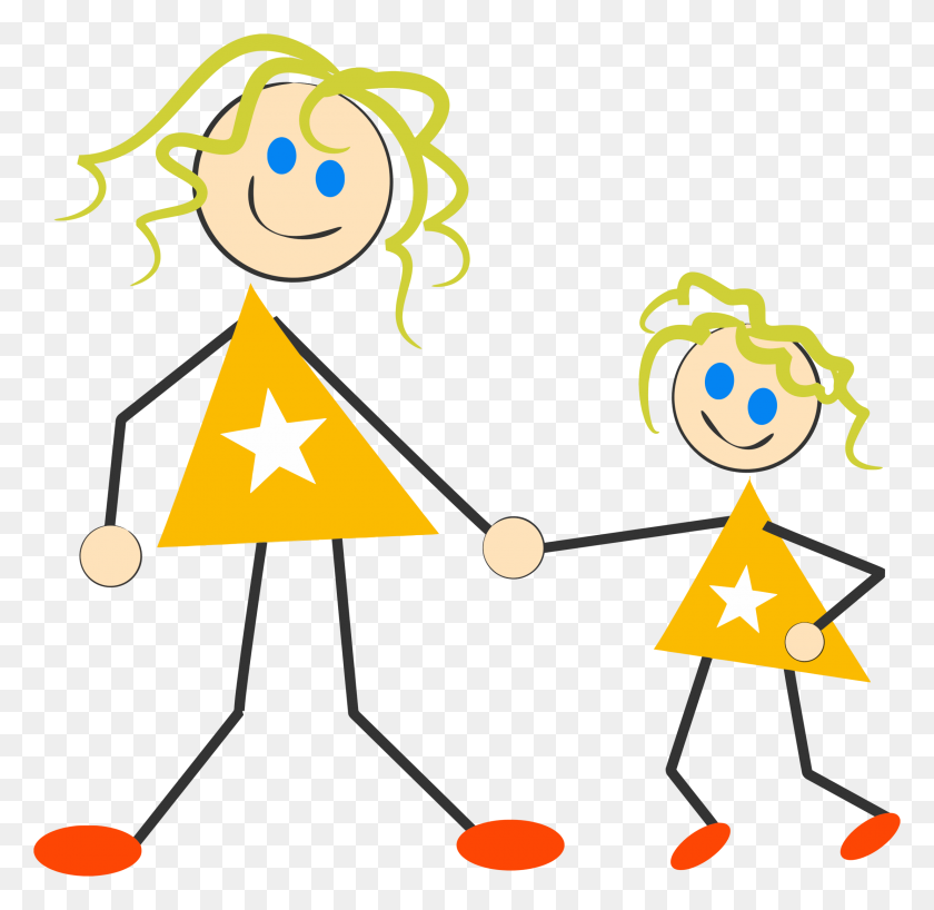 2220x2158 Mother Daughter Cliparts Free Download Clip Art - Mommy To Be Clipart