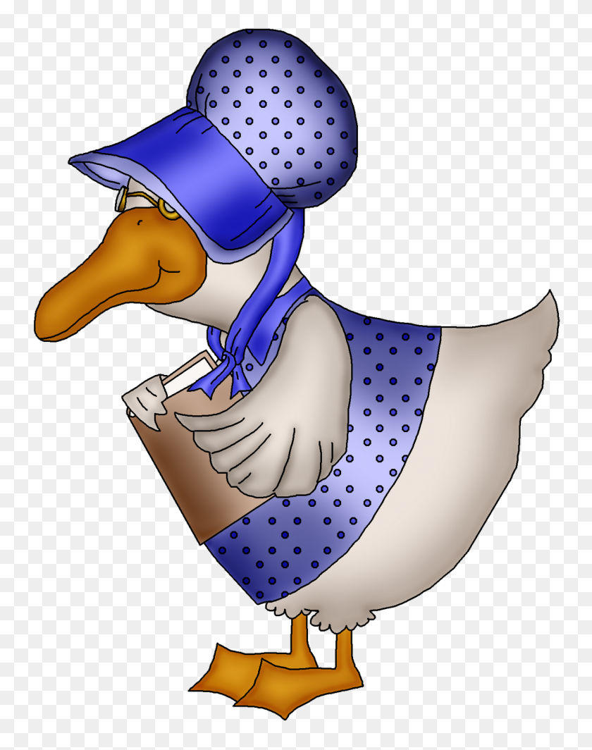 1242x1600 Mother Goose Clipart - April Clipart Free