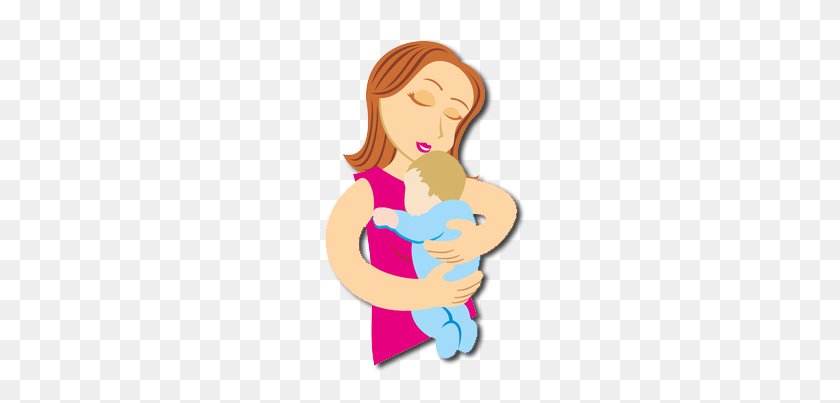 350x343 Mother Transparent Png Pictures - Mom Holding Baby Clipart