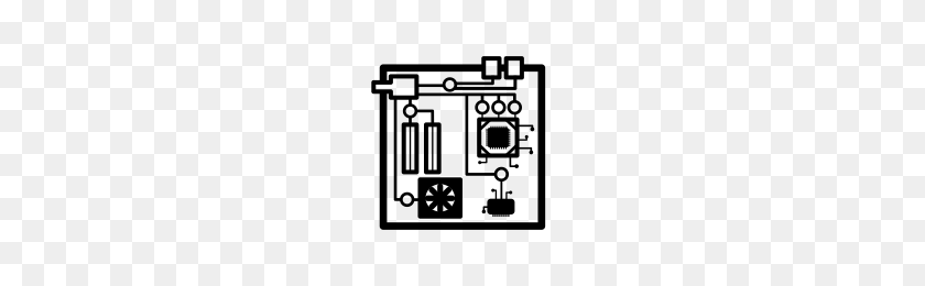 200x200 Motherboard Icons Noun Project - Motherboard PNG