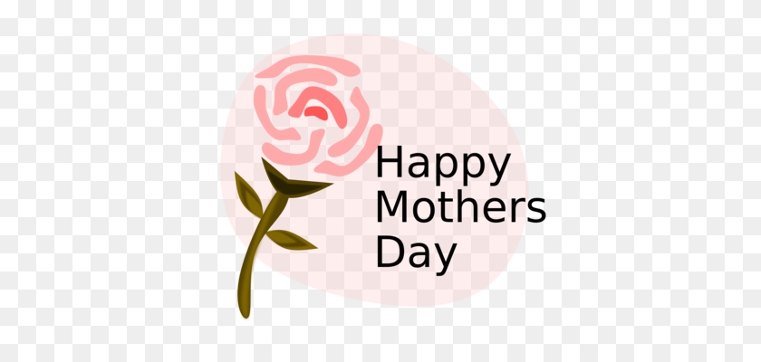 368x340 День Матери Цветочный Букет Рисунок День Отца - Счастливая Мама Клипарт
