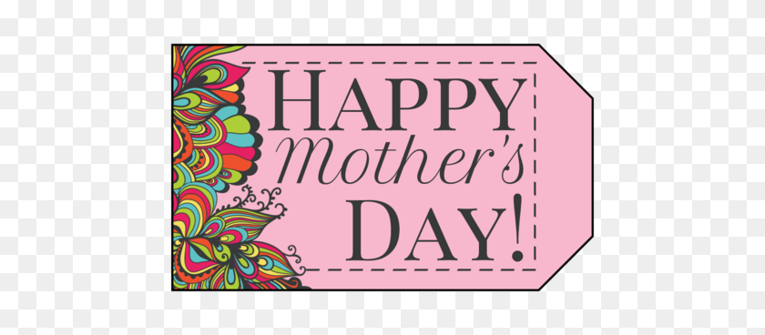 500x308 Mother's Day Label Templates - Happy Mothers Day PNG