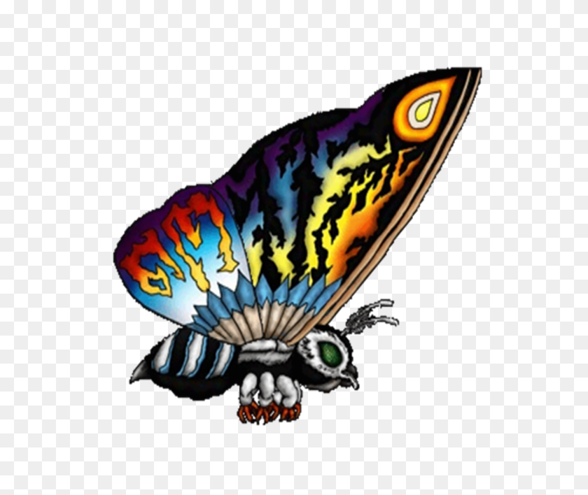 627x648 Mothra A Kaiju En Retrospectiva Monstruos Gigantes Y Más Allá - Mothra Png