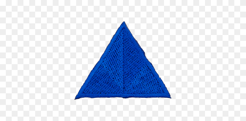355x355 Motif Blue Triangle - Blue Triangle PNG