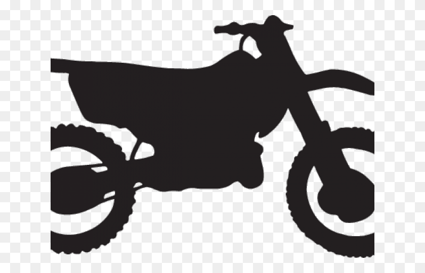 640x480 Motocross Clipart Transparent - Dirt Bike Clipart Black And White