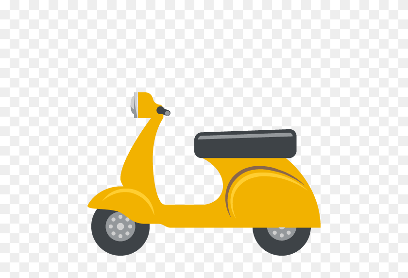 512x512 Motor Scooter Emoji Vector Icon Free Download Vector Logos Art - Scooter Clipart