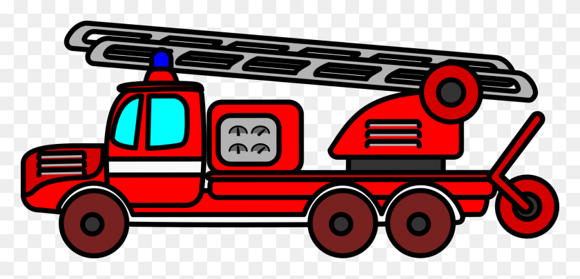 1692x750 Motor Vehicle Fire Engine Fire Department Car - Semi Truck Clipart