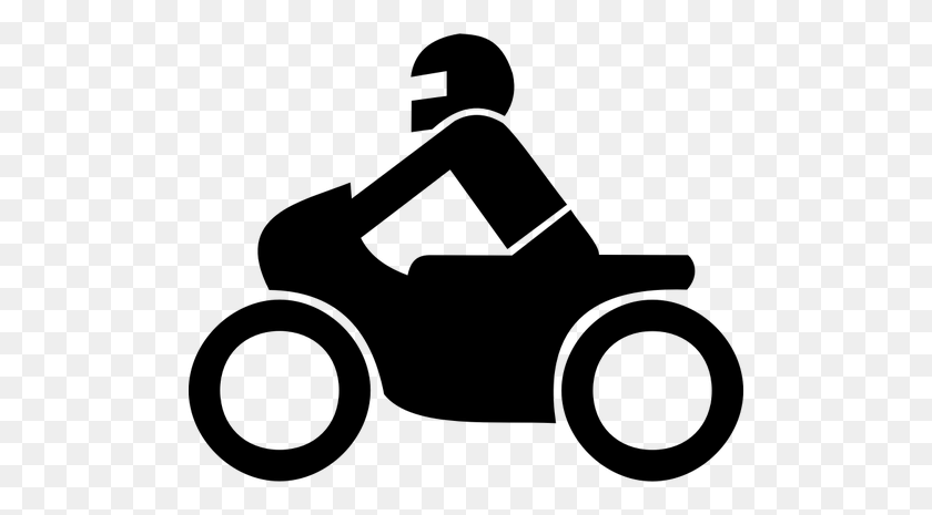 500x405 Motorbike Clip Art Motorcycle - Scooter Clipart Black And White