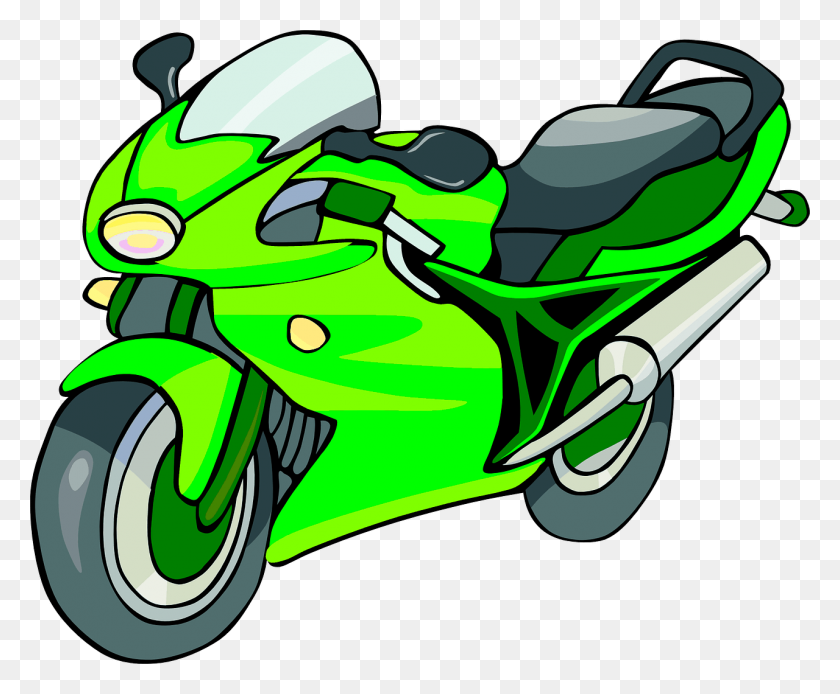 1280x1042 Motorcycle Clip Art Images Black - Harley Clipart