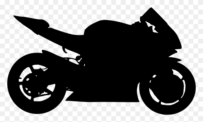 851x485 Motorcycle Silhouette Png - Motorcycle PNG