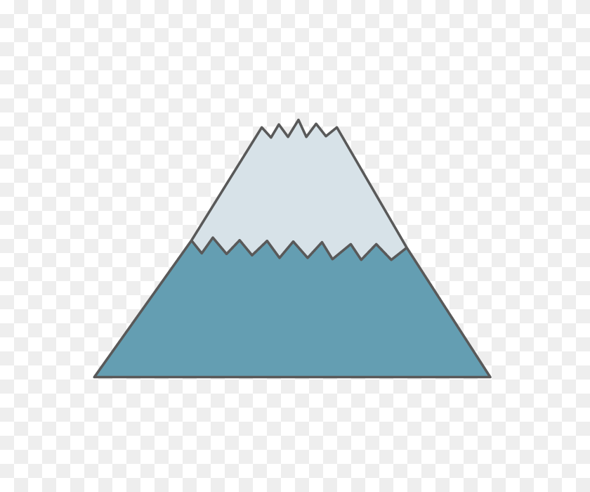 640x640 Mount Fuji Mountain Free Illustration Distribution Site - Mansion Clipart