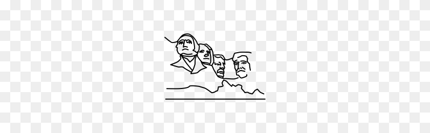 200x200 Mount Rushmore Icons Noun Project - Mount Rushmore PNG