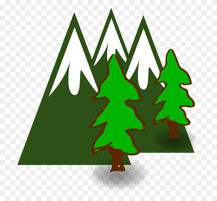 706x720 Mountain And Tree Clipart Clip Art Images - Mountain Man Clipart