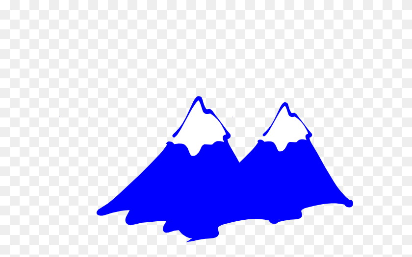 600x465 Mountain Blue Logo Png Cliparts For Web - Montaña Png