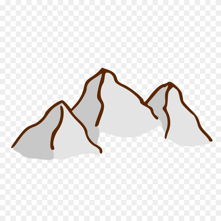 2400x2400 Mountain Clipart Animated - Mountain Landscape Clipart