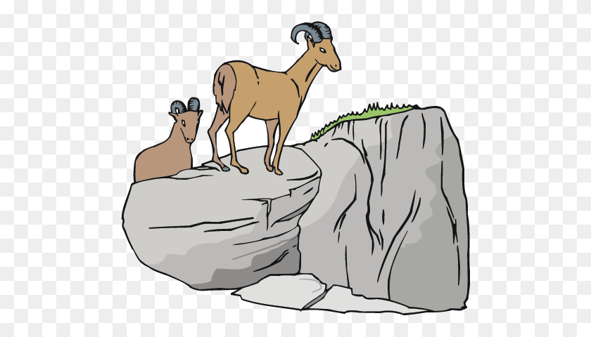 496x420 Mountain Goats Resources - Goat Clipart