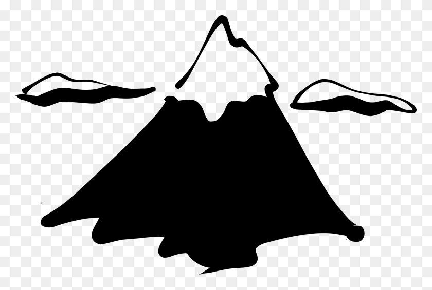 2400x1555 Mountain In Ink Icons Png - Ink Blot PNG