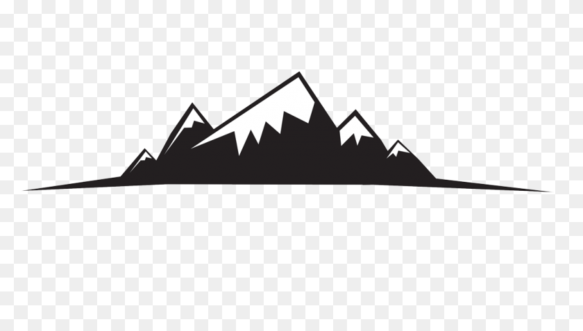 1024x548 Mountain Line - Mountain Peak Clipart