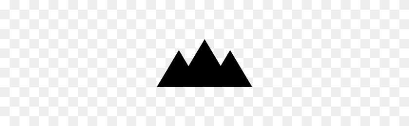 200x200 Mountain Range Icons Noun Project - Mountain Range PNG