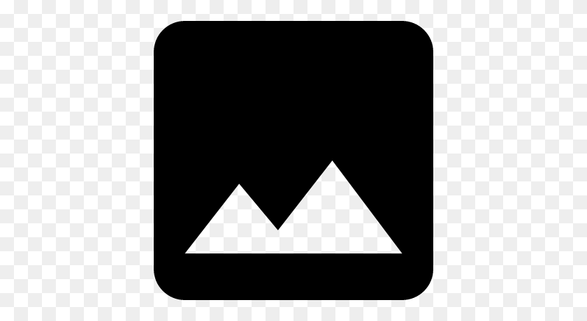 400x400 Mountain Range On Black Background Free Vectors, Logos, Icons - Mountain Range PNG