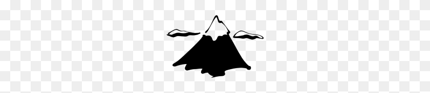 190x123 Mountain Silhouette - Mountain Silhouette PNG