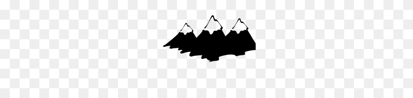 200x140 Mountain Silhouette Clip Art Free Clipart Download - Rocky Mountains Clipart
