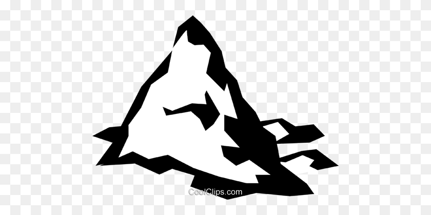 480x359 Mountain Top Royalty Free Vector Clip Art Illustration - Mountain Top Clipart