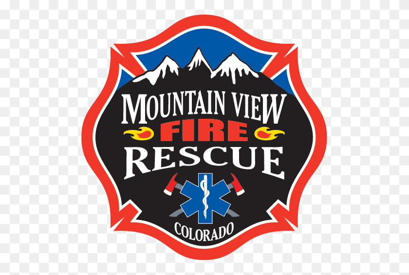 505x505 Mountain View Fire Rescue - Clipart Del Logotipo Del Departamento De Bomberos