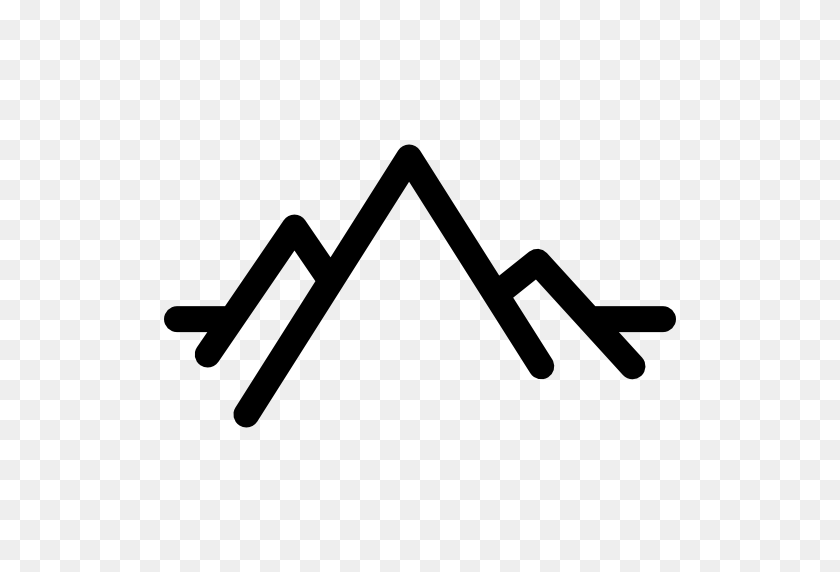 512x512 Mountains, Nature, Altitude, Landscape, Snow, Mountan - Mountains Black And White Clipart
