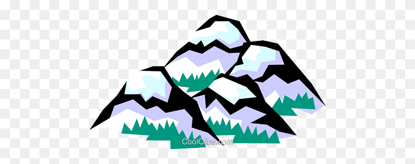 480x272 Mountains Royalty Free Vector Clip Art Illustration - Free Mountain Clipart