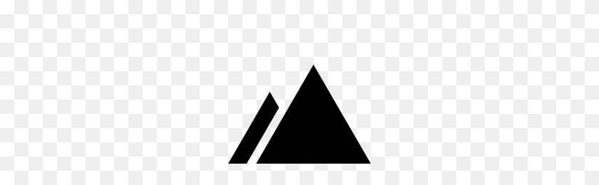 200x200 Mountans Noun Project - Mountain Icon PNG