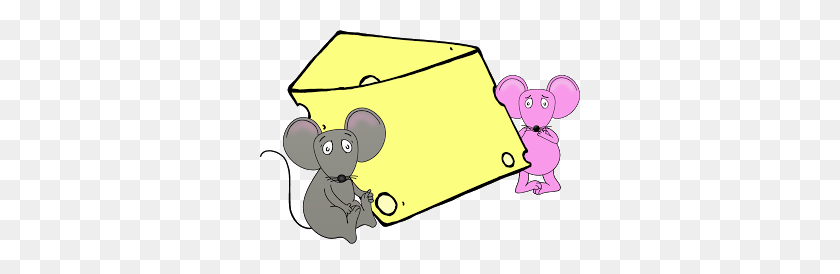 320x214 Mouse Cheese Clipart - Fromage Clipart