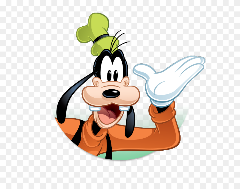 600x600 Mouse Clipart Goofy - Mickey Mouse Face Clipart