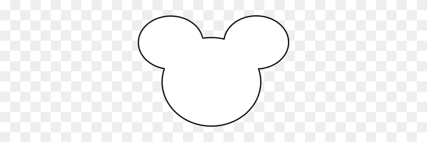 298x219 Imágenes Prediseñadas De Contorno De Ratón - Clipart De Contorno De Mickey Mouse